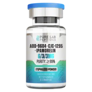 AOD-9604 CJC-1295 and Ipamorelin blend vial - triple blend dosage protocol