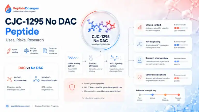 CJC-1295 no dac peptide uses risks research 1