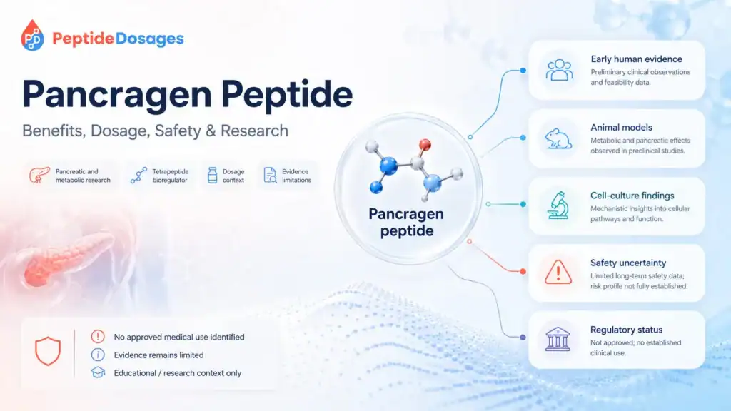 Pancragen peptide benefits dosage safety and research 1