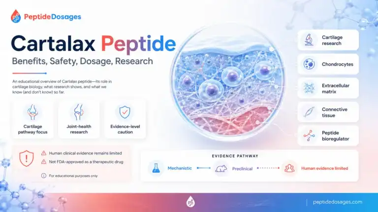 Cartalax peptide benefits safety dosage research
