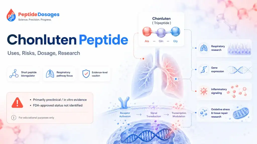 Chonluten peptide uses risks dosage research