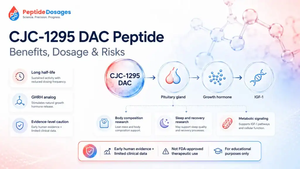CJC-1295 dac peptide benefits dosage and risks
