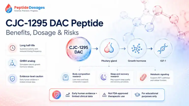 CJC-1295 dac peptide benefits dosage and risks