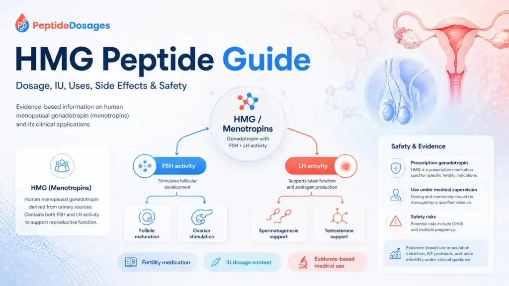 Hmg peptide guide dosage iu uses side effects and safety