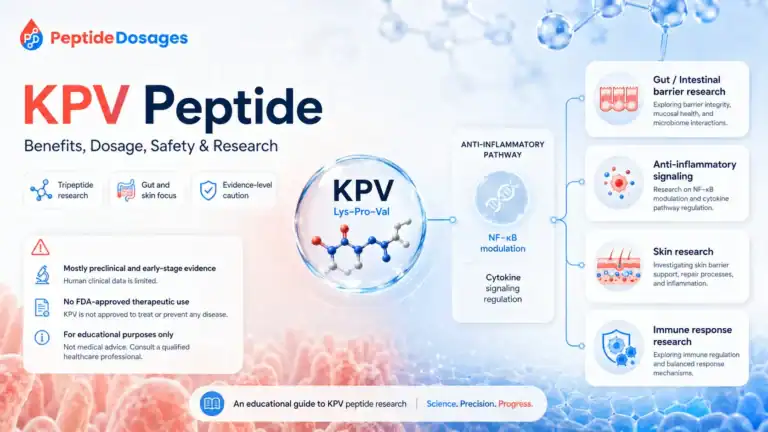 Kpv peptide benefits dosage safety research