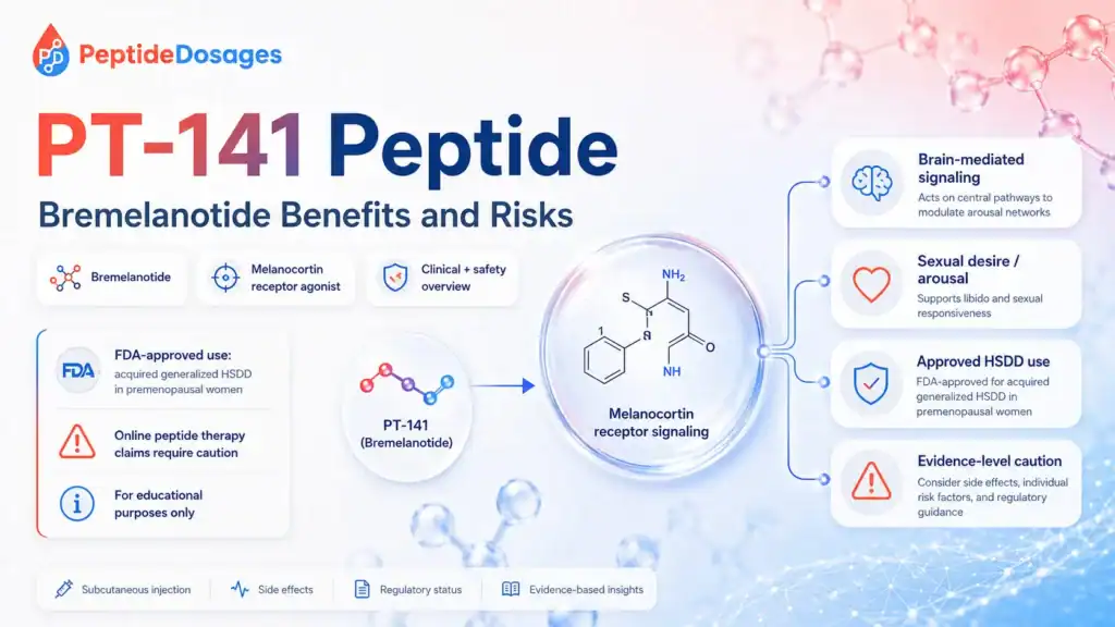Pt 141 peptide bremelanotide benefits and risks