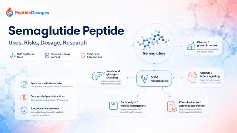 Semaglutide peptide uses risks dosage research